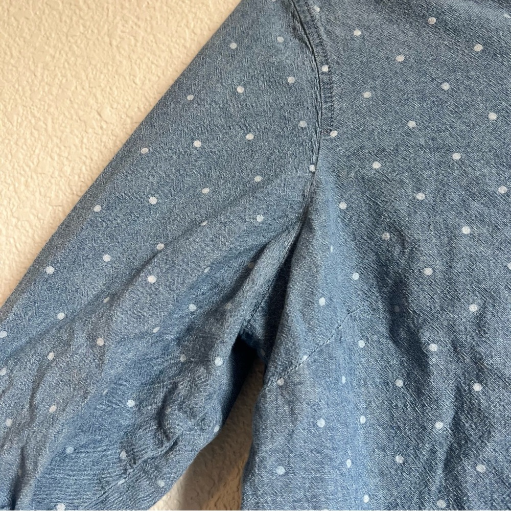Kim Rogers Button-Down Polka Dot Shirt – Size Small - Picture 4 of 9